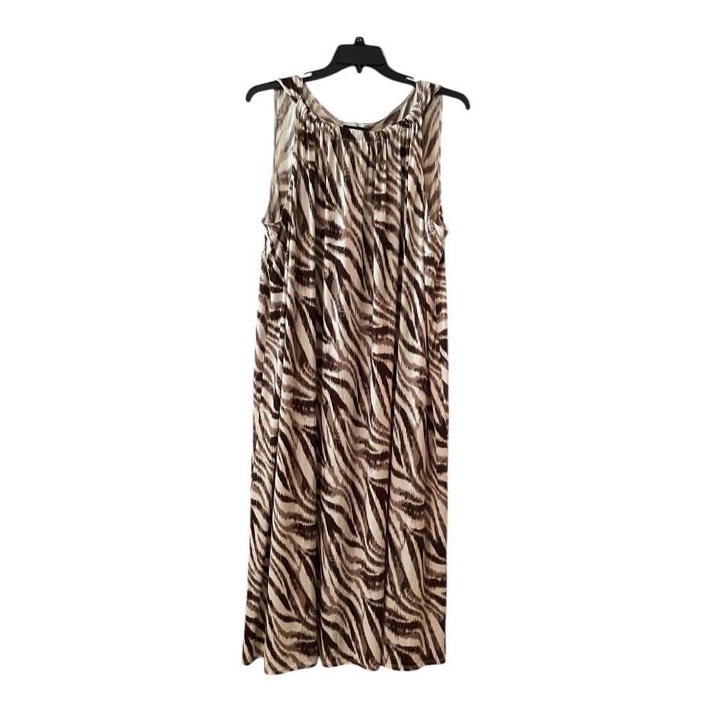 Maggie Barnes Animal Print Maxi Dress